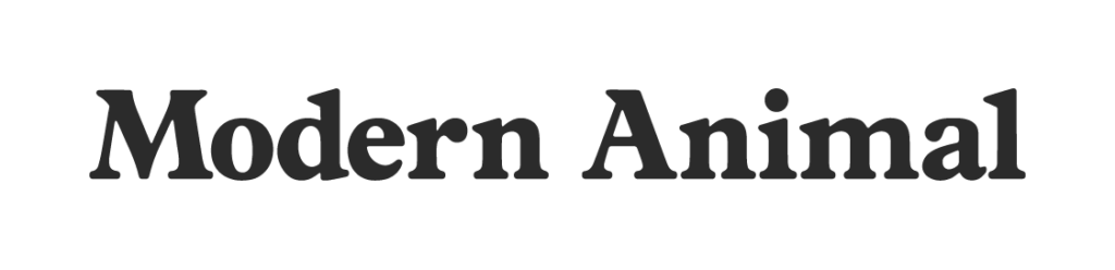 Modern Animal_Wordmark_Black Logo